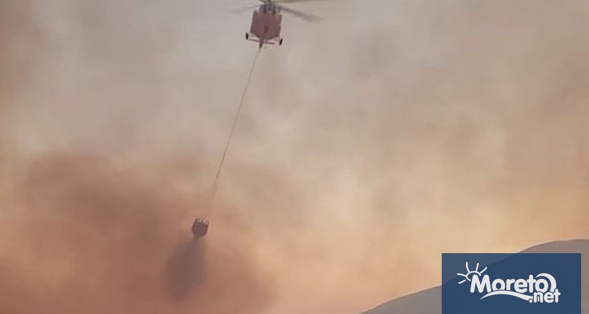 Горският пожар, който бушува на гръцкия остров Родос, предизвика сериозни