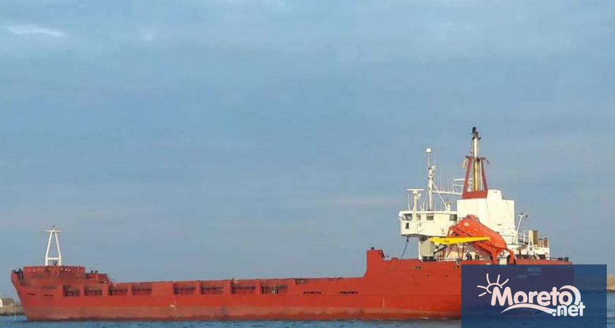 Корабът Michel пристигна във Варна тази сутрин и беше проверен.