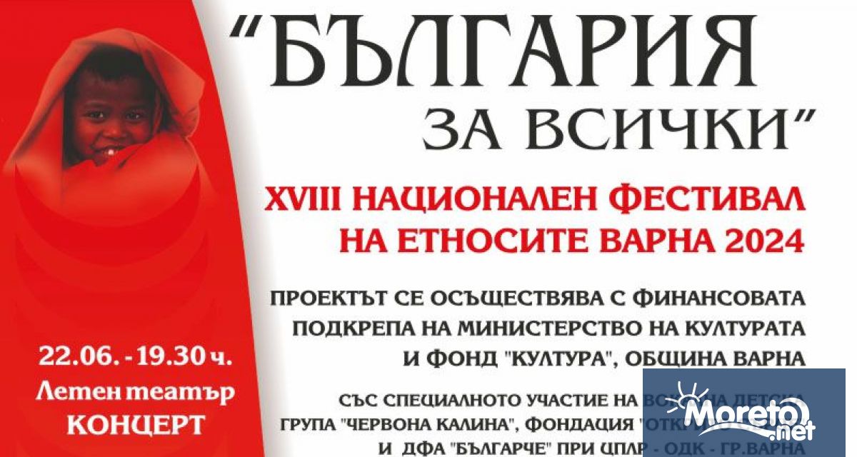 Национален фестивал на етносите България за всички ще се проведе