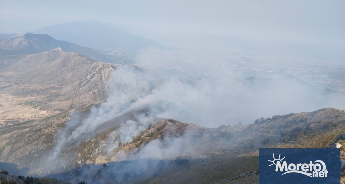 Ограничено беше разрастването на пламъците в западния дял на планината