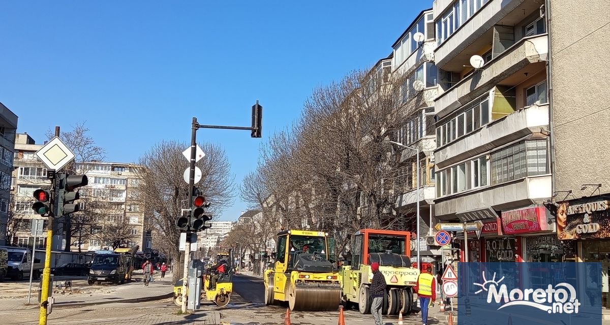 Част от ул Д р Пискюлиев във Варна е затворена