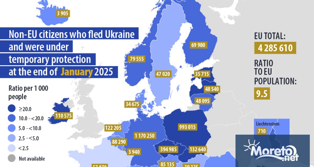 Към 31 януари 2025 г почти 4 3 милиона граждани