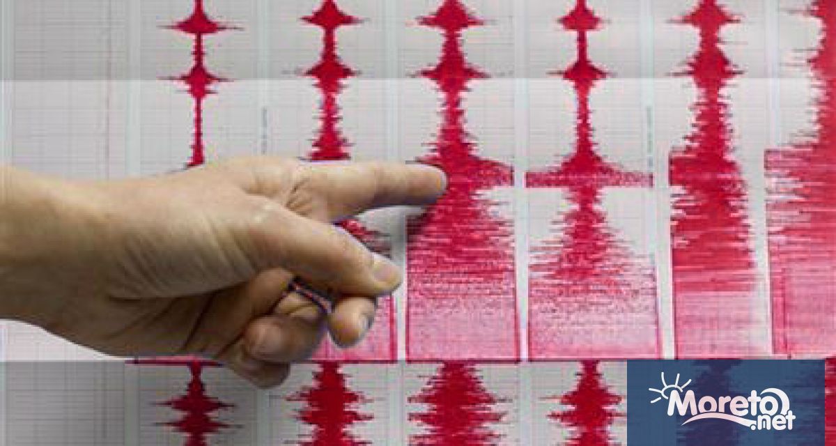 Земетресение с магнитуд 4,9 по скалата на Рихтер е регистрирано