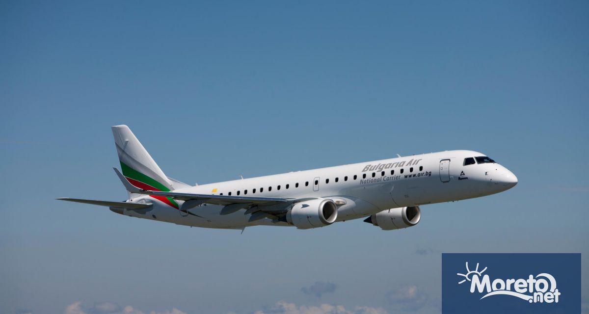 От днес националният авиопревозвач България Еър подновява полетите си до